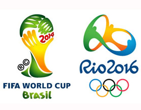 Copa do Mundo 2014 e Olimpíada 2016
