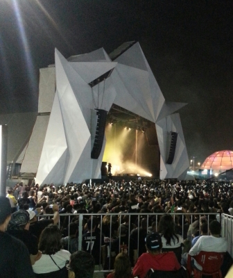 Área de acessibilidade no Rock in Rio