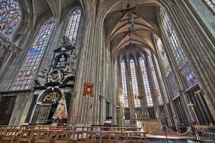 Church of Notre-Dame du Sablon, Brussels, Belgium