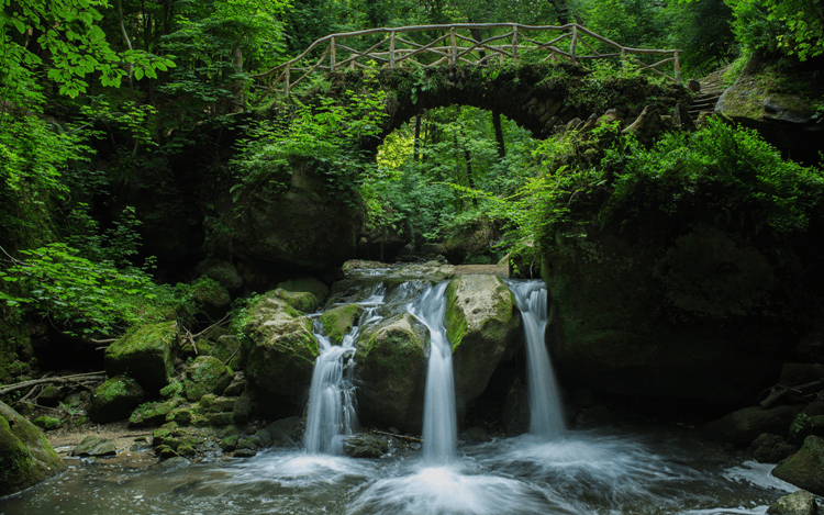 Mullerthal Waterfall, Luxembourg