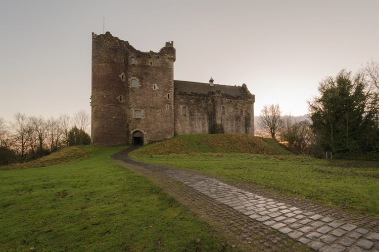 O Castelo de Doune, Escócia