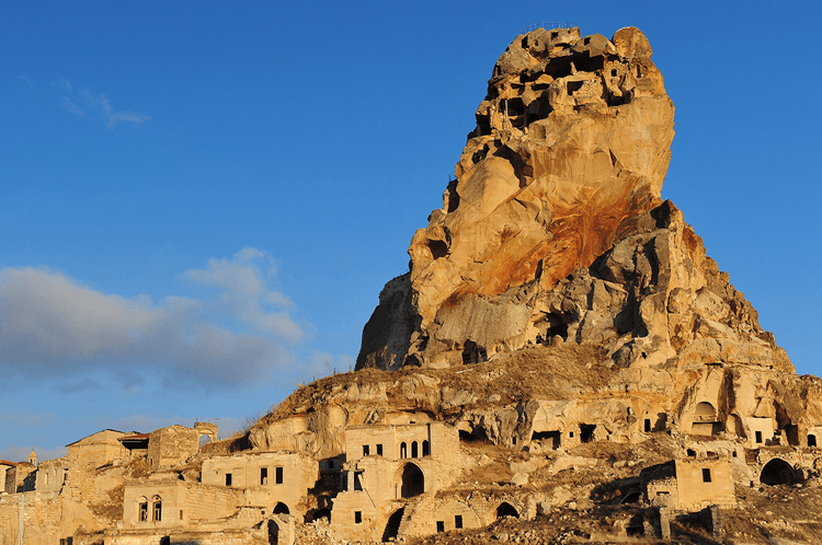 Ortahisar Castle, Cappadocia, Kapadokya, Turkey