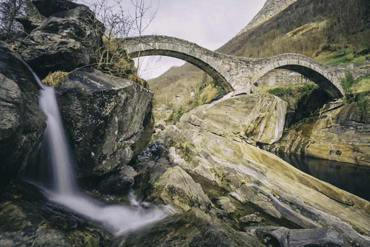 Ponte dei Salti, Lavertezzo, Switzerland