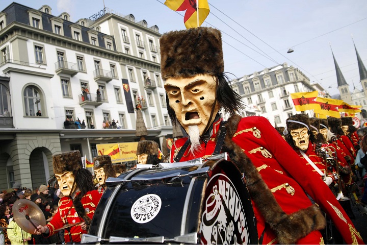Luzerner Fasnachtsumzug Lucerne’s Carnival parade
