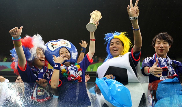 Alegria japonesa. Foto: Getty Images