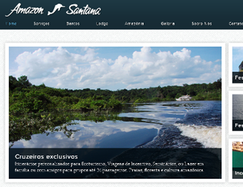 Amazon Santana lança novo site, com maior navegabilidade e interação com usuários