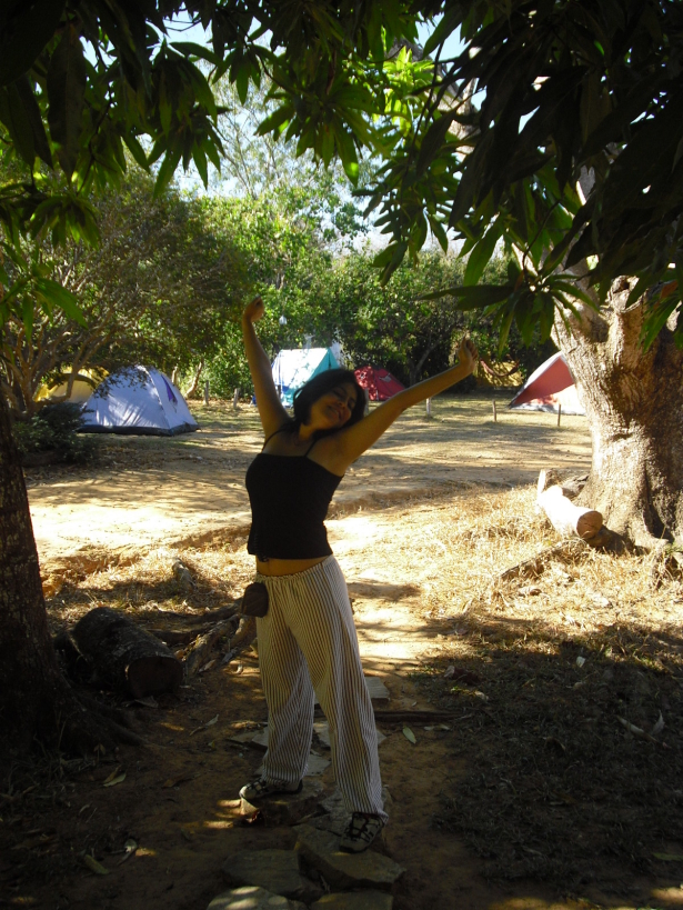 Bom Dia! Vida no acampamento começa cedo!