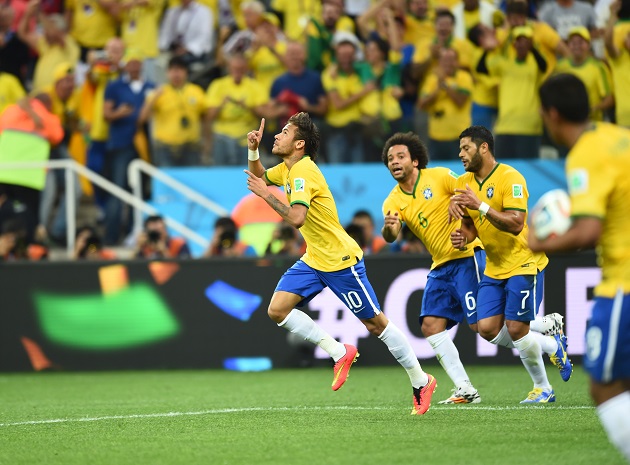 Brasil x Croácia. Foto: Getty Images