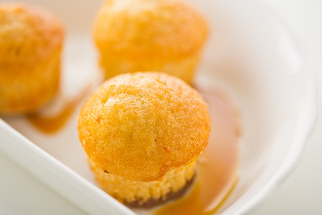 Café da Manhã Bolinho de mandioca e mel de engenho