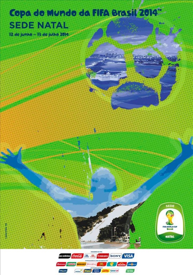 Cartaz Oficial da Copa de 2014 - Natal