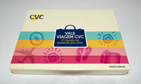 Cartão-presente pode ser trocado por viagens pelo Brasil ou exterior