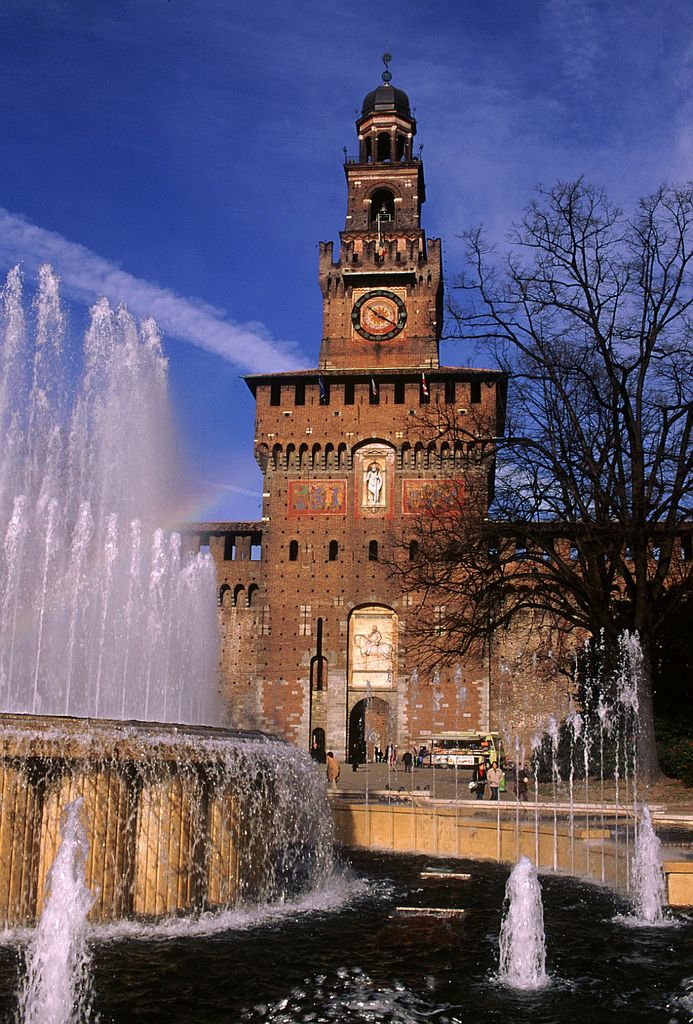 Castelo Sforzesco, em Lombardia