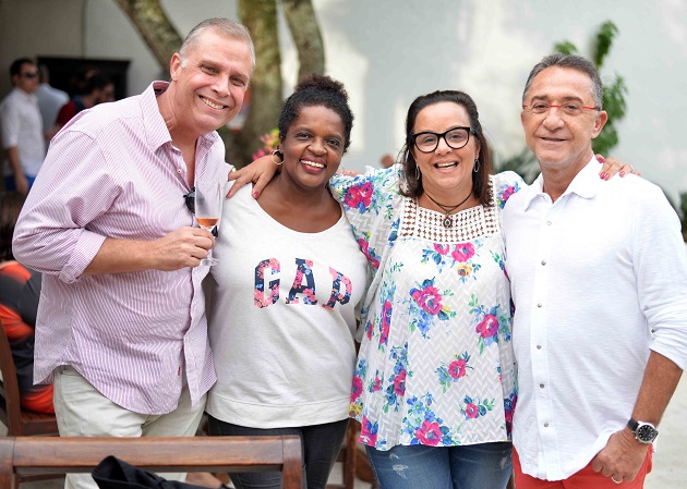 Chef Marcos Sodre, Chef Ana Ribeiro com a Chef Monique Benoliel e Cesar Hasky