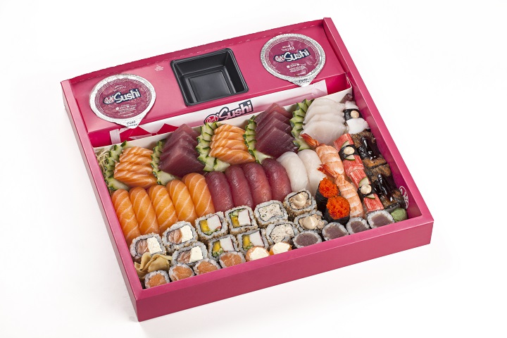 Combinado Let'Sushi. Foto: Rodrigo Azevedo