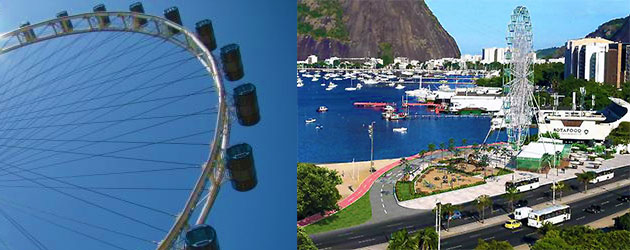 Roda gigante de Botafogo deve ser instalada antes do Carnaval 