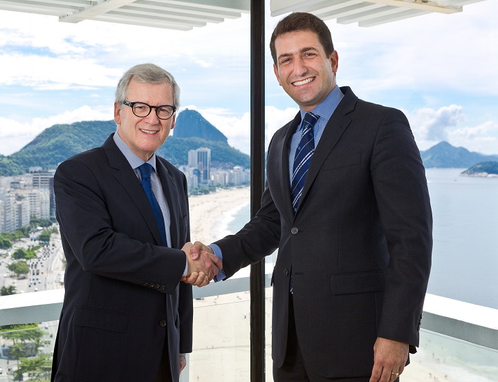 Fernando Chabert (Diretor Superintendente de Hotéis Othon) e Bruno Heleno (Gerente Geral Corporativo de Vendas e Marketing)