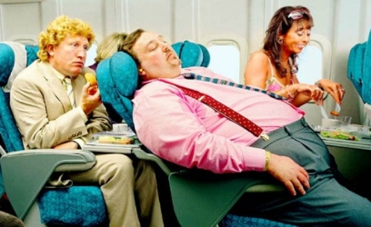 Gordo no avião