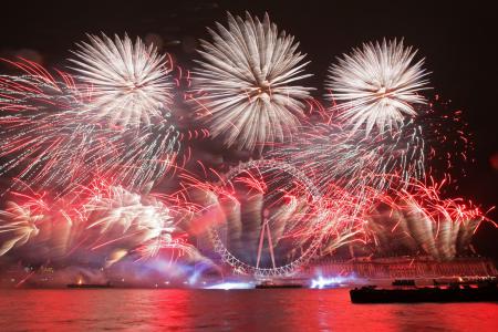 London New Year's Eve fireworks. © Kois Miah (2)