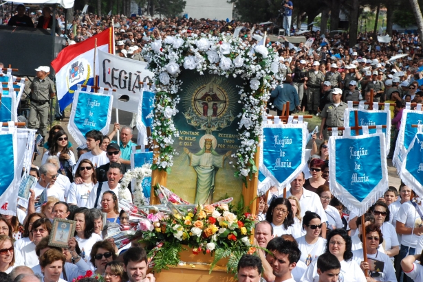 Romaria atrai milhares de fiéis no mês de novembro em Santa Maria / Divulgação