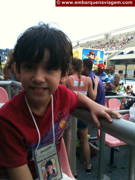 Mini blogueiro no Carnaval