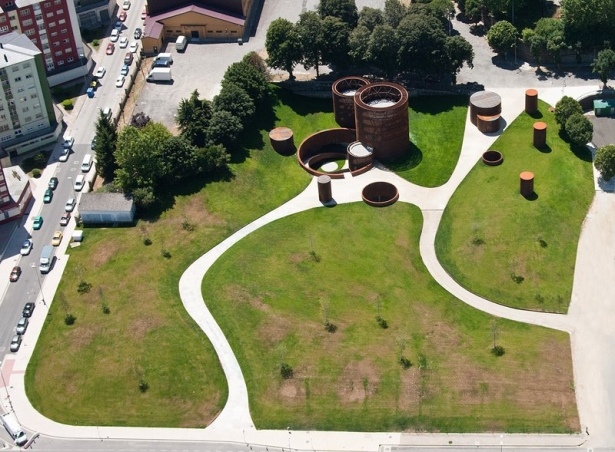 Museu Interativo da História de Lugo - visão aérea