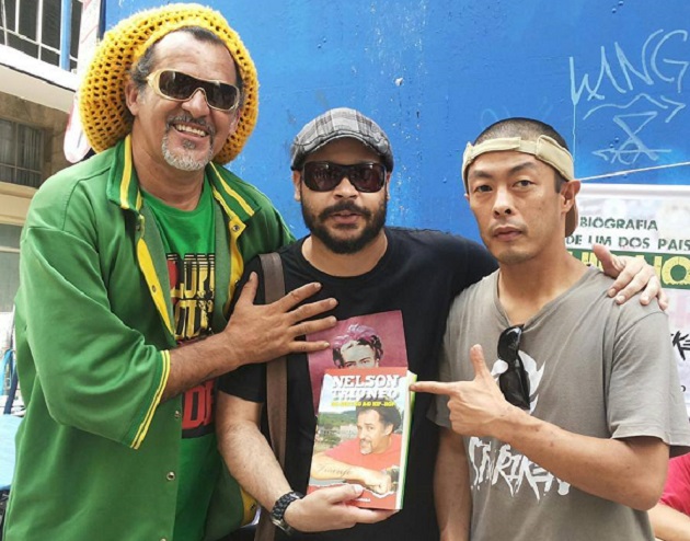 Nelson Triunfo, Fabrício Ramos e Gilberto Yoshinaga.