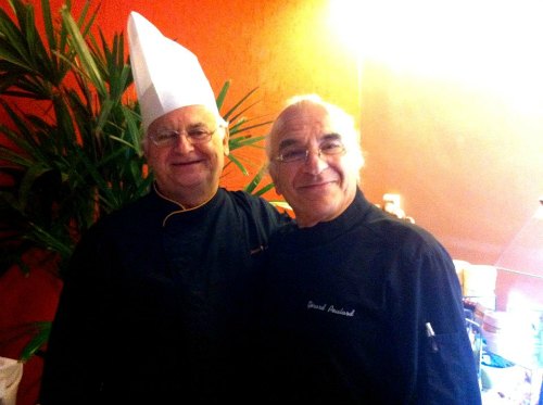 Chef Jean Yves Poirey e Maitre Fromagier Gerard Poulard. Foto by Filico