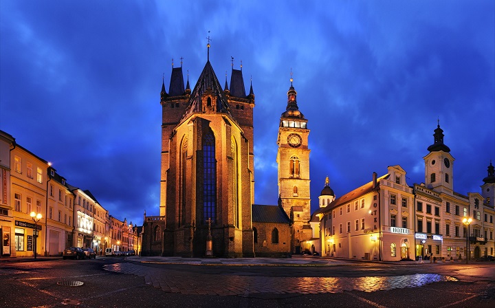 O Centro de Hradec Kralové, a cidade de Rock for People  (Foto Ladislav Renner)