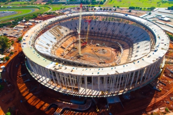 O Estádio Nacional de Brasília Mané Garrincha receberá a abertura da Copa das Confederações, em 15 de junho.