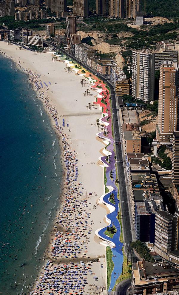 Passeio Marítimo de Poniente, Benidorm Espanha