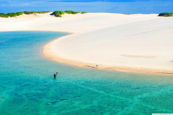 Piscinas Naturais da Lagoa Bonita nos Lençóis Maranhenses – Foto Ricardo Junior