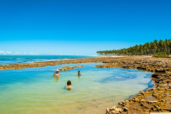 Piscinas Naturais da Praia dos Carneiros, em Pernambuco – Foto Ricardo Junior