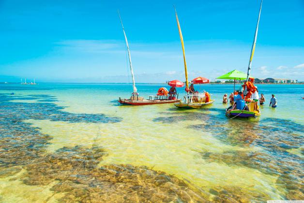 Piscinas Naturais de Pajuçara, em Maceió – Foto Ricardo Junior