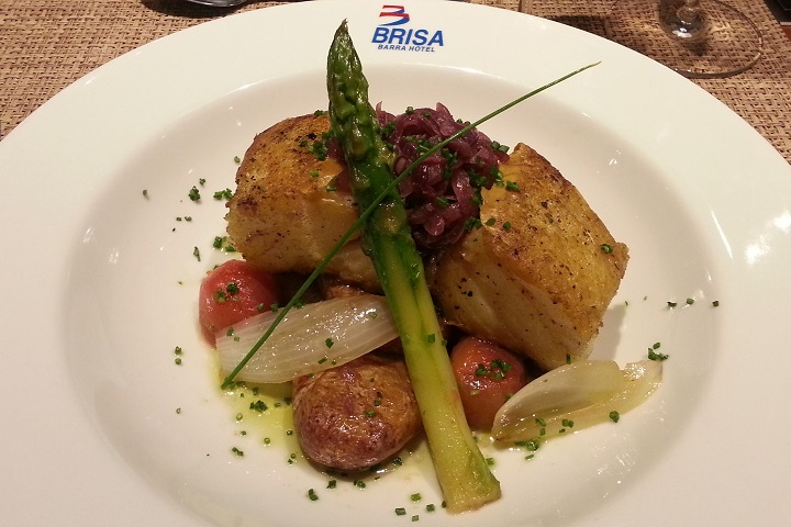 Posta de Bacalhau ao lagareiro a moda do Chef