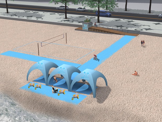 Projeto Esteira Mix na Praia de Icaraí