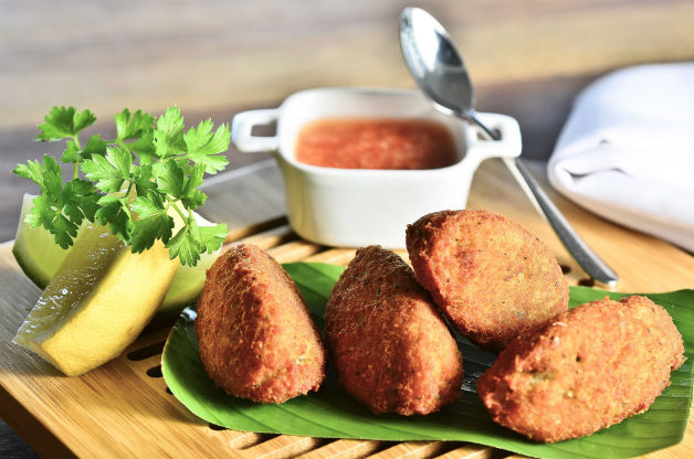 Restaurante Mauá - Bolinho de siri. Foto: Sérgio Pagano