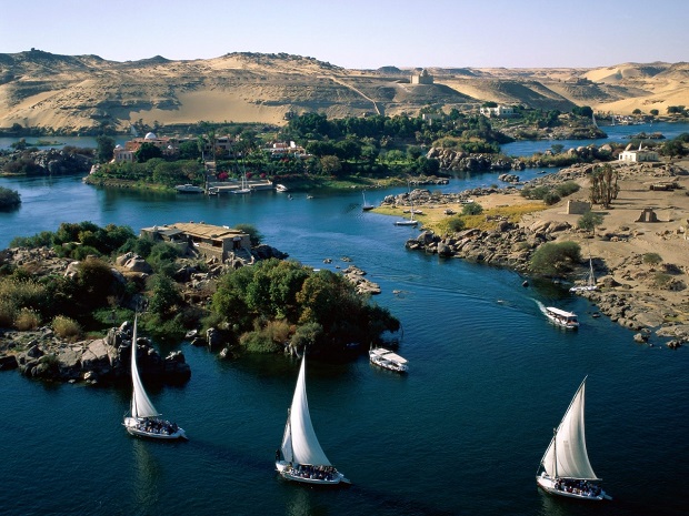 Rio Nilo, Aswan.