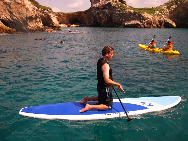 SUP na Ilhas Marietas