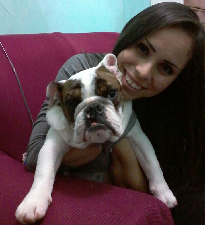 Sabrina não se importou de Junior estar "fora do padrão da raça". Foto: UHelp 