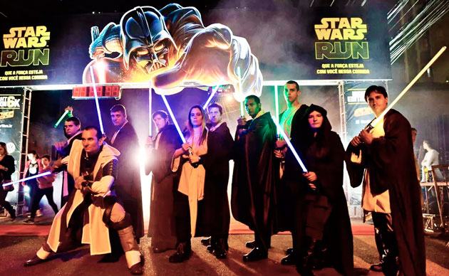 Star Wars Run - A corrida aconteceu em São Paulo - ao lado do Memorial da América Latina