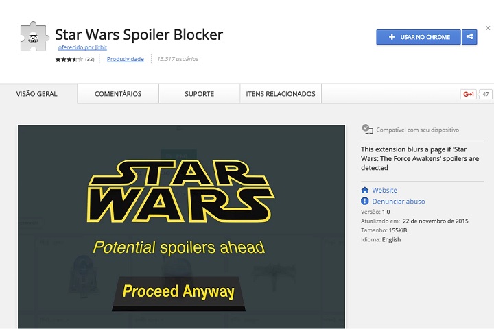 Star Wars Spoiler Blocker