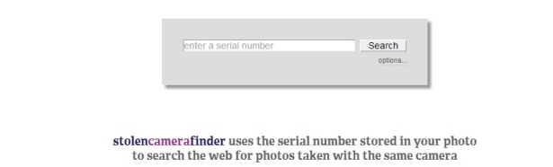 Stolencamerafinder serial