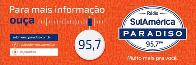 SulAmérica Paradiso FM 95.7 do Rio de Janeiro