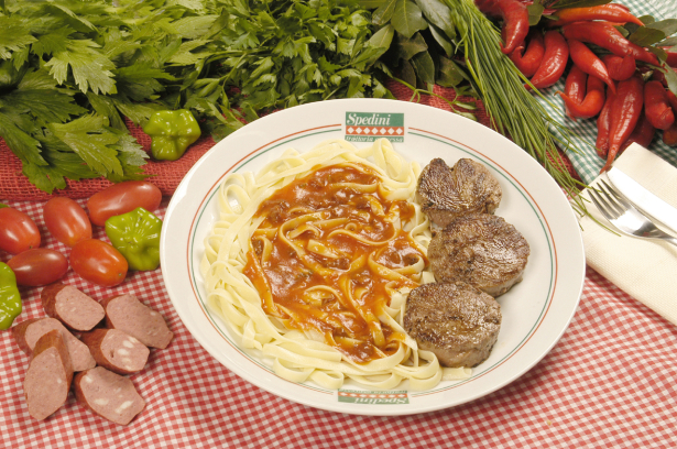 Talharine com mignon grelhado - Spedini