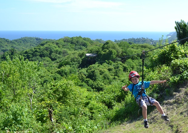 Tirolesa em Riviera Nayarit