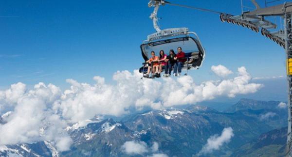 Titlis Rotair, na Suíça (Foto Divulgação)
