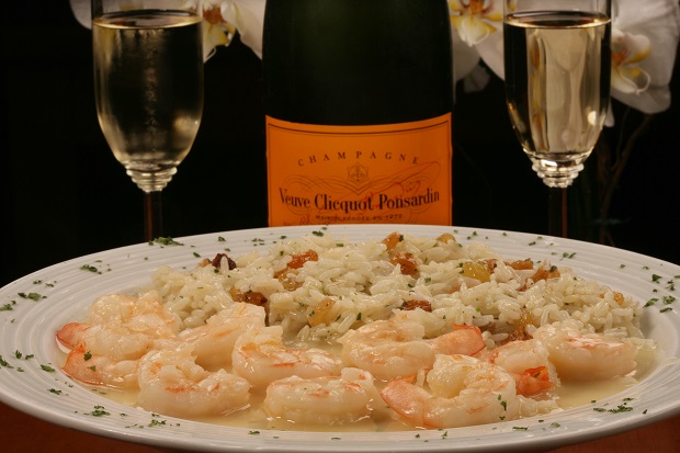 Tizziano-Gamberi al Champagne