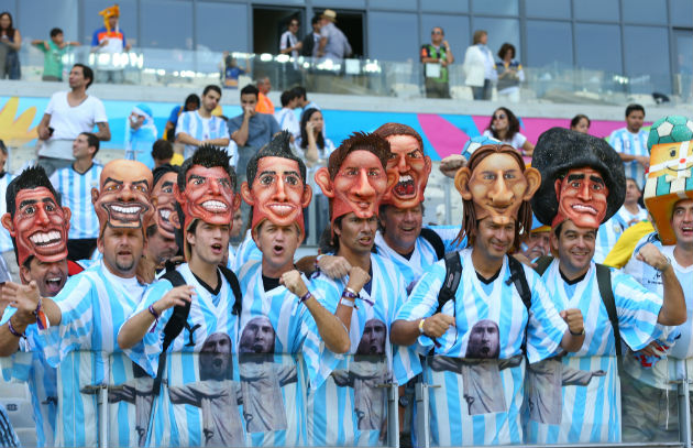 Torcida da Argentina. Foto: Getty Images