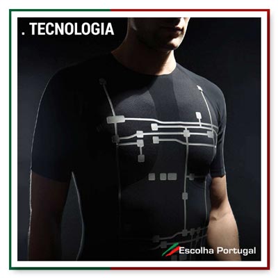 Uma camiseta que permite monitorar os sinais vitais de quem a usa podia até parecer coisa de filme de ficção, mas não é mais! O Vital Jacket, uma das inovações da indústria têxtil lusa, faz exatamente isso.