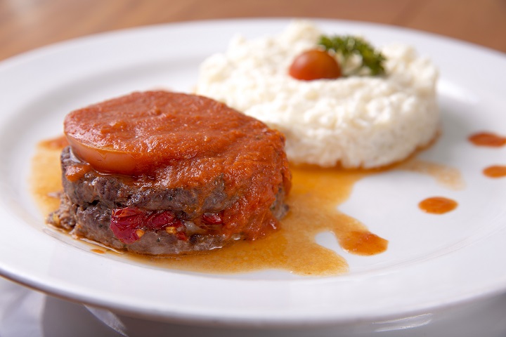 almoço_prato_bobo de carne seca com arroz branco